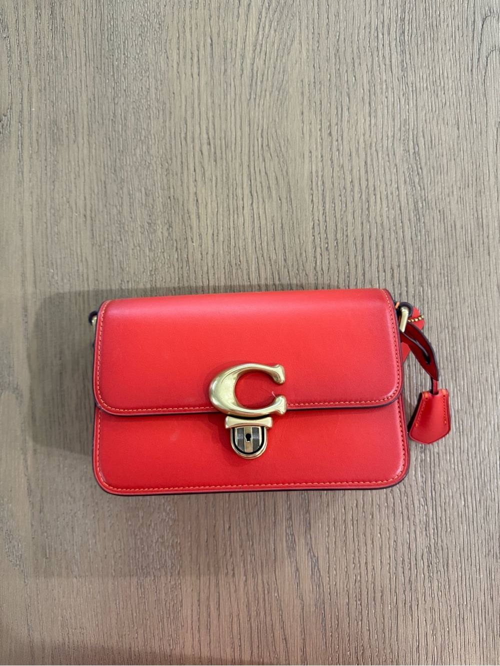 Coach Studio Red Orange Crossbody Bag